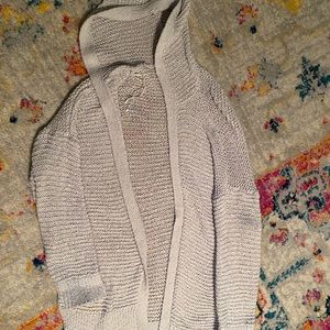 Aerie knit cardigan with hood